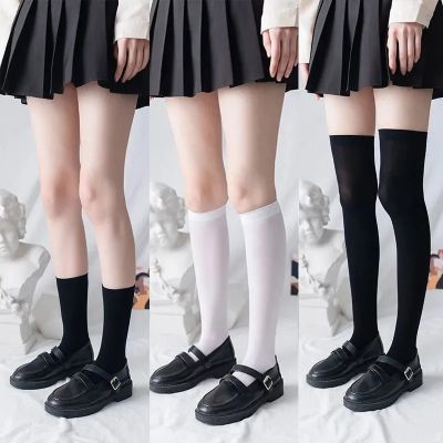 Summer JK Socks Velvet Lolita Solid High Knee Long Stockings Fashion Kawaii Cosplay Sexy Japanese School Socks