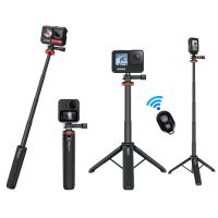 New Aluminum Extend Selfie Stick Tripod Portable Vlog Tripod Stand for Gopro Hero 11 10 9 8 7 6 5 Osmo Action Insta 360 One R X3