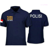 Summer polo shirt POLISI TURN BACK CRIME fashion polo shirt