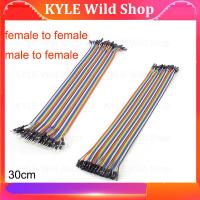 KYLE Wild Shop 30Cm 40Pin Diy Dupont Jumper Wire Female Male To Male Female Line Eclectic Connector Cable Cord  Lead F/M