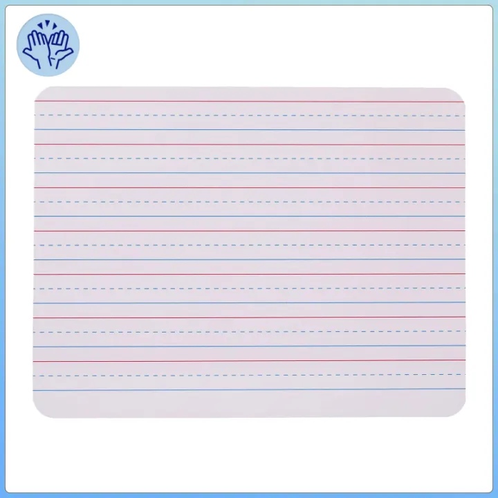Dry Erase Lapboards with Lines Double Sided Lined Whiteboard 9x12 inch Improve Children
