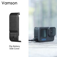 Vamson เคสแบตเตอรี่สำหรับเปลี่ยนข้างสำหรับ Gopro 11ชุดอุปกรณ์,ฝาปิดที่ถอดออกได้เคสพอร์ตด้านข้างสำหรับ VP659K กล้อง Gopro Hero 10 9