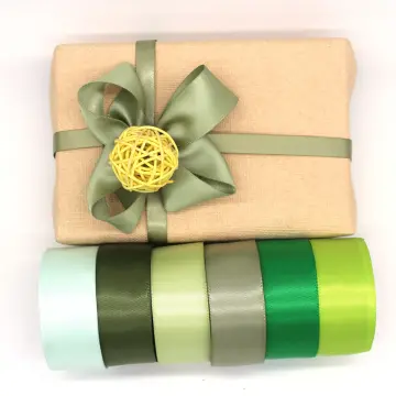  Ribbon For Gift Wrapping Yellow Ribbon 3/8 In 25