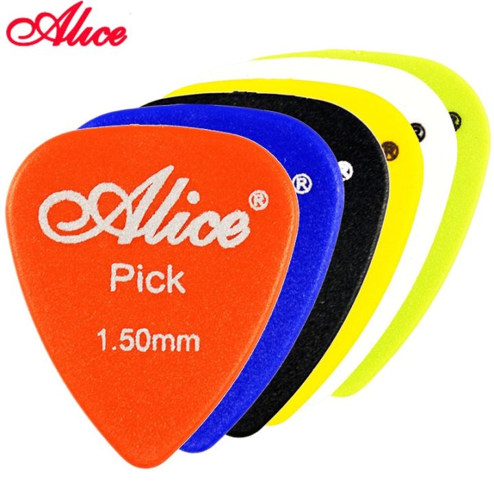 alice-non-slip-abs-guitar-picks-plectrum-gauge-0-58mm-0-71mm-0-81mm-0-96mm-1-20mm-1-50mm-color-random-guitar-parts-accessories-guitar-bass-accessories
