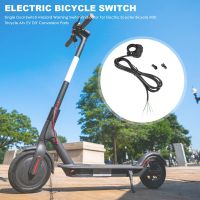 Single Dual Switch+Hazard Warning Switch/Indicator for Electric Scooter Bicycle Tricycle Atv EV DIY Conversion Parts