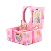 2020 New Pink Dancing Girl Music Box Ornaments Home Decor Jewelry Storage Organizer Music Box Children Delicate Gift Box