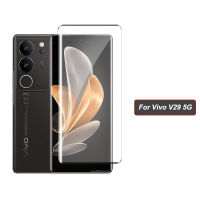 แก้วนิรภัยปกป้องหน้าจอสำหรับ Vivo V27 V27Pro V25 V29 Pro Lite โปร X90 Y78 V29Pro V29Lite Vivo V29Lite VIVO V29 Pro 5G 2023ฟิล์มกันรอยด้านหน้าคลุมทั้งหมดดัดร้อนกระจกแบบเทมเปอร์โค้ง