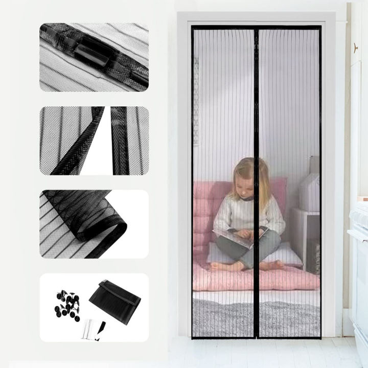 2021mosquito-net-door-curtain-window-magnetic-screen-mesh-mosquiteras-para-ventana-mosquitera-kitchen-curtains-anti-room-decor