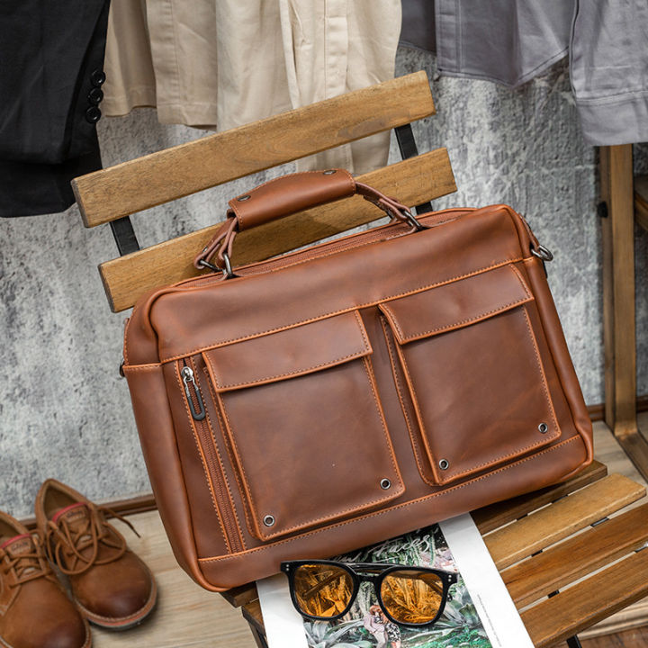 กระเป๋าสะพายข้างลำลองแบบเกาหลีทันสมัยกระเป๋าสะพายไหล่แฟชั่นกระเป๋าเอกสารสำหรับติดต่อธุรกิจ
