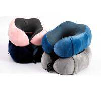 ✠ Memory Foam Travel Neck Pillow Comfortable amp; Breathable Cover Machine Washable