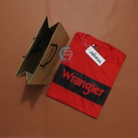 เสื้อยืด Wrangler ผู้ชาย/ผู้หญิง ผ้าคอตตอน 30s นำเข้า ฟรีถุงกระดาษ