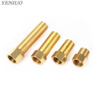 【CW】 Brass Fitting 1/2 quot; BSP Male to Female change Coupler straight in Connector Adapter 28mm 40mm 50mm 70mm 100mm length