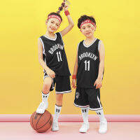 Childrens Basketball Suit Outdoor Sportswear 2-12 Y Youth Sleeveless Vest + T-shirt 2PCS Summer New Kids Clothes Girls