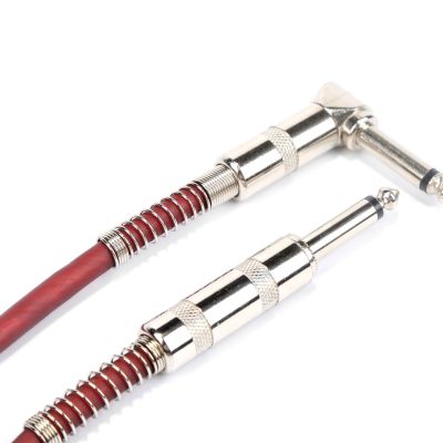 【1.5m3m5m10m】6.35mm Jack To 6.35mm 14" Microphone Cable Guitar cord Mono angle head Audio Aux Cable Adapter Jack Audio Cable Double Guitar