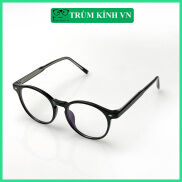 Kính giả cận dáng tròn nam nữ- Gọng kính cốt kim loại phong cách thời