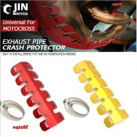 สำหรับฮอนด้า CRF 250 450 CRF150R /F CR450 R/x/rx CRF230F CRF250 R/x/l/m อุปกรณ์ป้องกันท่อไอเสียแผ่นกันความร้อนปลอกกันกระแทก Eqtz5f กันลวก