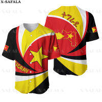 Tigray Strong Africa COAT OF ARMS Love Country Flag 3D พิมพ์เบสบอล Jersey เสื้อผู้ชาย Tops Tee Streetwear-1ขนาดใหญ่