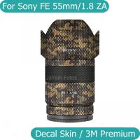 สติกเกอร์สติกเกอร์ป้องกันร่างกายสำหรับ Sony FE 55 1.8สติ๊กเกอร์ติดบนตัวเครื่องห่อเลนส์ติดฟิล์มไวนิลสำหรับ Sony FE 55มม. F1.8 ZA SEL55F18Z