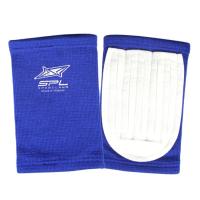 SPORTLAND สนับเข่า มีลูกฟูก Knee Pad W/Cushion 4022 - Blue/White 1 อัน