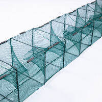 20211.1m-20m Shrimp Cage Fishing Net Catcher Trap Foldable Crab Crayfish Lobster Fishing Net Cast Fishing Network Outdoor