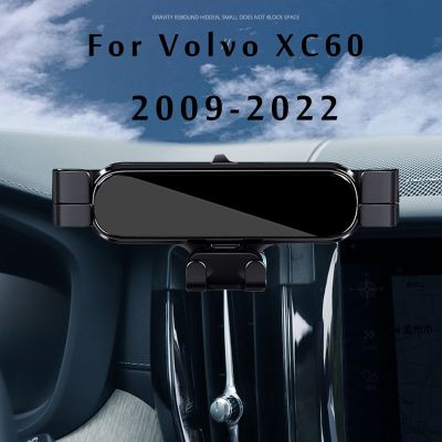 ที่วางโทรศัพท์ในรถ LHD สำหรับ Volvo XC60 2012 2015 2018 2022 2021ที่ยึดแต่งรถอุปกรณ์เสริมสนับสนุนโทรศัพท์มือถือที่หมุนได้ขาตั้ง GPS