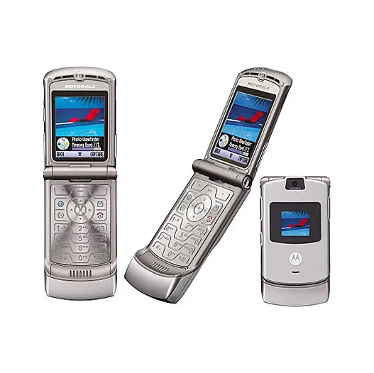 Motorola V3 Classic Silver - GSMGSM Flip 2.2 Tela LCD Quad-Band Java -  Prata Tudo em eletrônicos, smartphones, celulares, áudio, smartbands, etc