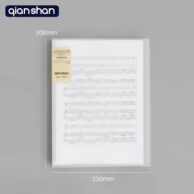 【hot】 qianshan Information Binder File Folders Documents 20/40 Pages Filing Products Desk Stationery Organizer