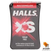 ฮอลล์ เอ็กซ์เอส ลูกอมชูการ์ฟรี กลิ่นแตงโม 15 กรัม [Hall XS Candy Candy Free, 15 grams of watermelon smell]