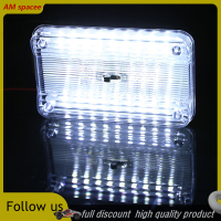 ? AM 12V 36 LED รถภายในโดมหลังคาเพดานอ่านลำต้นแสงสีขาว