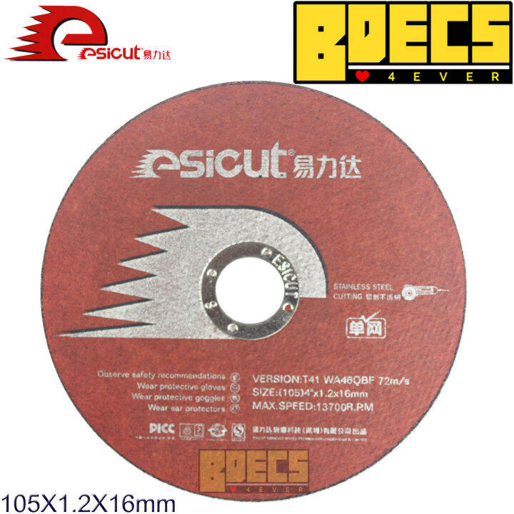 ESICUT Cutting Disc Heavy Duty Stainless Steel (5pcs) I Bdecs | Lazada PH