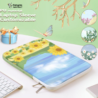 กระเป๋ากระเป๋าแล็ปท็อปแบบสั่งทำใหม่เคสสไตล์การวาดภาพสีน้ำมันกระเป๋าคลัทช์หนัง PU กระเป๋าผู้หญิงกระเป๋าไอแพด