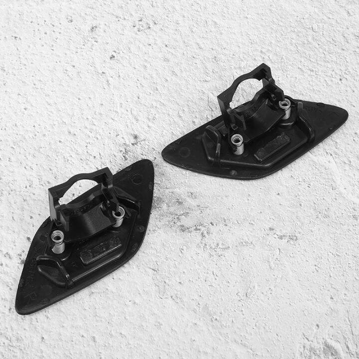 Left & Right Front Bumper Headlight Washer Nozzle Spray Jet Cover Cap