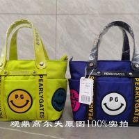 2023◘☾ Golf handbag PG original single 22 autumn GOLF ladies alphabet smiley shoulder handbag