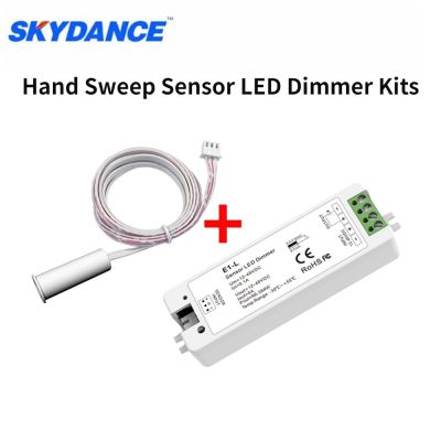 ☂ Skydance 12-48VDC Hand Sweep Sensor LED Dimmer Kits 8A MAX Output Power 96W-384W E1-L EB/EB(C) For Led Strip Lights