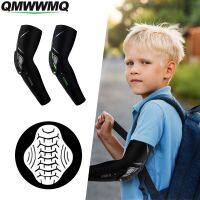 1Pcs Kids/Youth 5-15 Years Sports  Compression Elbow Pads Guards Protective Gear for Basketball  Baseball  Football  Volleyball Supports Braces