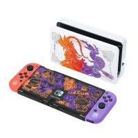 ชุดเคสการ์ตูนเข้ากันได้กับนินเท็นโดสวิตช์ OLED/Switch คอนโซลเกมฝาแข็งพีซีและเคสห่อหุ้มแท่นวางทีวี