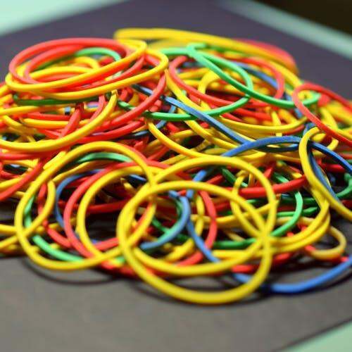 Elastic Rubber Band 1 Kilo Assorted Color 