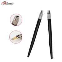 Microblading Pen One Open Black Handtool Manual Tattoo Needles Blades Permanent Makeup Eyebrow Light Tebori Tools Single Cross