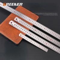 Steel Ruler Thickened Hard Steel Plate Ruler 15/30/50cm Ruler Stainless Steel Ruler Scale 1 Meter 5 High Precision