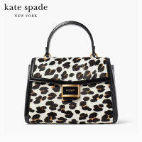 KATE SPADE NEW YORK KATY LEOPARD HAIRCAFT MEDIUM TOP HANDLE K8860 กระเป๋าถือ