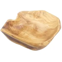 Wooden Fruit Salad Serving Bowl Hand-Carved Root Bowls Creative Living Room Real Wood Candy Bowl