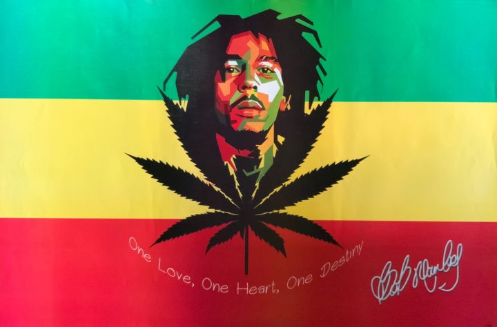 โปสเตอร์ รูปภาพ Bob Marley บ็อบ มาร์เลย์ โปสเตอร์วงดนตรี รูปหายาก โปสเตอร์ติดผนัง  โปสเตอร์สวยๆ Poster | Lazada.Co.Th