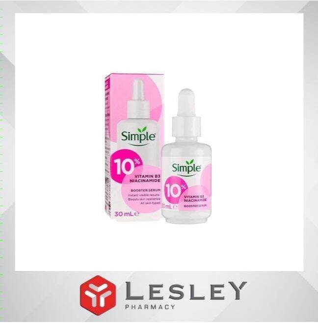 SIMPLE Vitamin B3 Niacinamide Booster Serum (30ML) Lazada