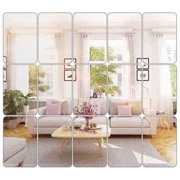 Self Adhesive Mirror Stickers Flexible Mirrors Sheets Cuttable DIY