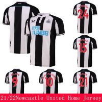 JS 2021-2022 Newcastle United Home Football Jersey Trippier Alamiron Wilson Maximin Fraser Soccer Souvenir Tee SJ