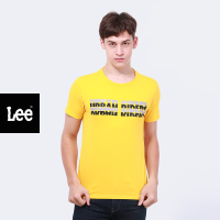 LEE เสื้อยืดทรงปกติ REGULAR รุ่น LE 19001113 ลี เสื้อผ้าผู้ชาย เสื้อยืด เสื้อผู้ชาย