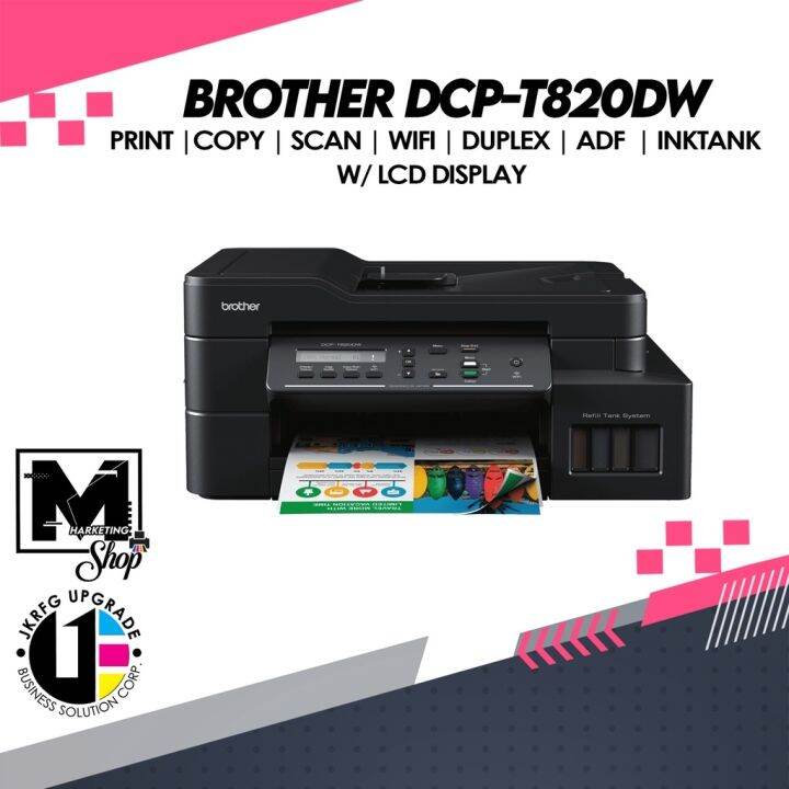 ⭐⭐⭐⭐⭐ Brother DCP T820DW InkTank Printer DCP-T820DW DCPT820DW | Lazada PH