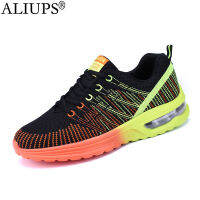 ALIUPS Women Tennis Shoes Air Cushion 4CM Height Increase Mesh Sports Sneakers Fitness Breathable Female Walking Trainers Shoes