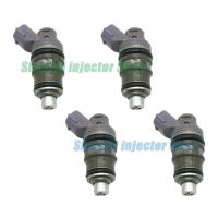 4ชิ้นหัวฉีดหัวฉีดน้ำมันสำหรับพลิเวียโตโยต้า1991-1997 2.4L L4ประมาณ OEM:23209-79045 23250-76010 2320979045 2325076010