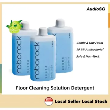 Original Floor Cleaning Solution For Roborock S7 MaxV Ultra/Dyad/S7 Vacuum  Cle/S8 aner Spare Parts 1L Robot Mops Antibacterial